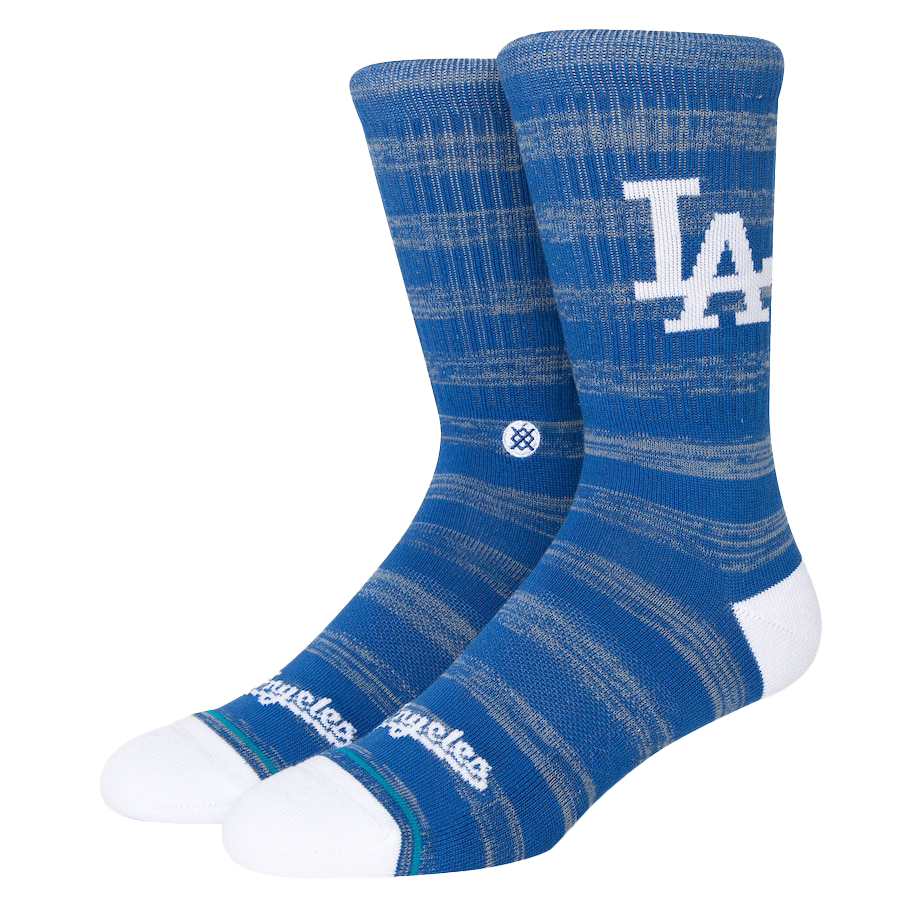 LA Dodgers Twist Crew Socks - Large