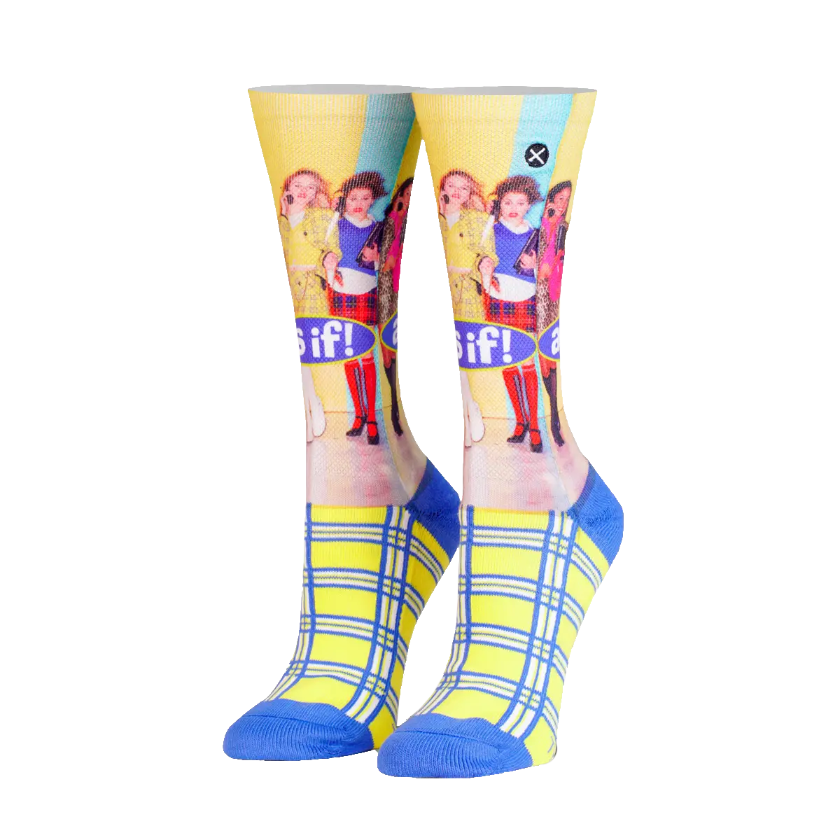 Clueless - As If Sublimated Top Socks - Womens
