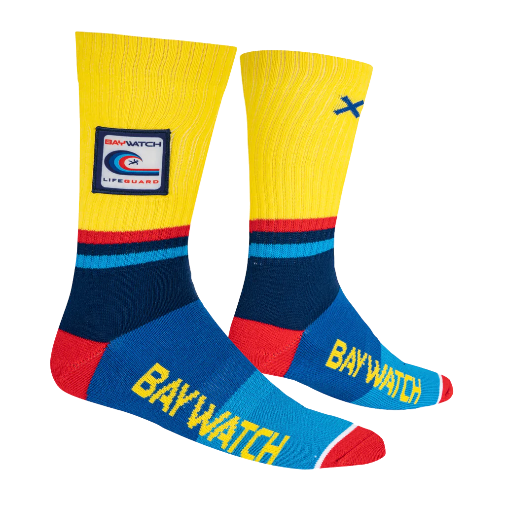 Baywatch Patch Sideways Socks