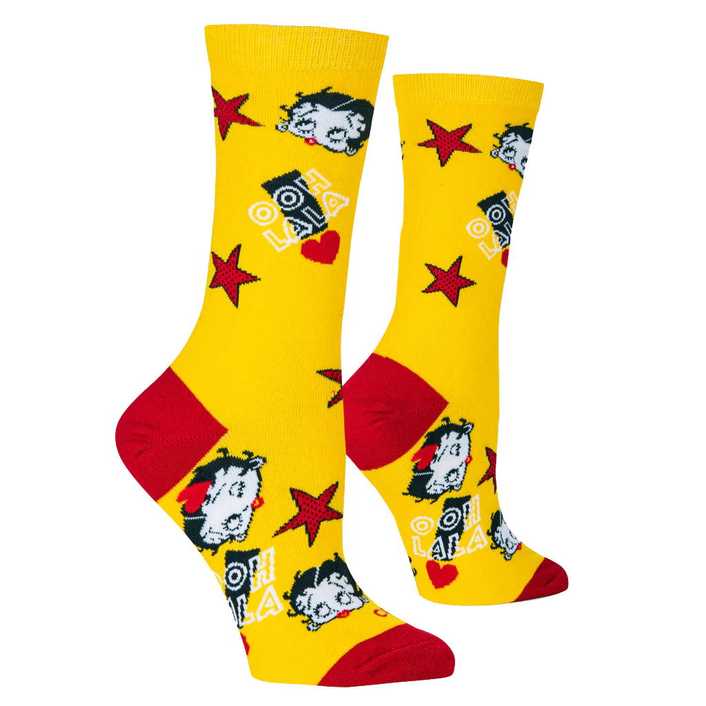 Betty Boop Oh La La Socks - Womens