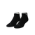 Basix Fashion Knit Socks - Black - Ankle - 3 Pair