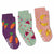 Bananas, Carrots and Watermelon Kids Socks / 3-Pack / 0-12 Months