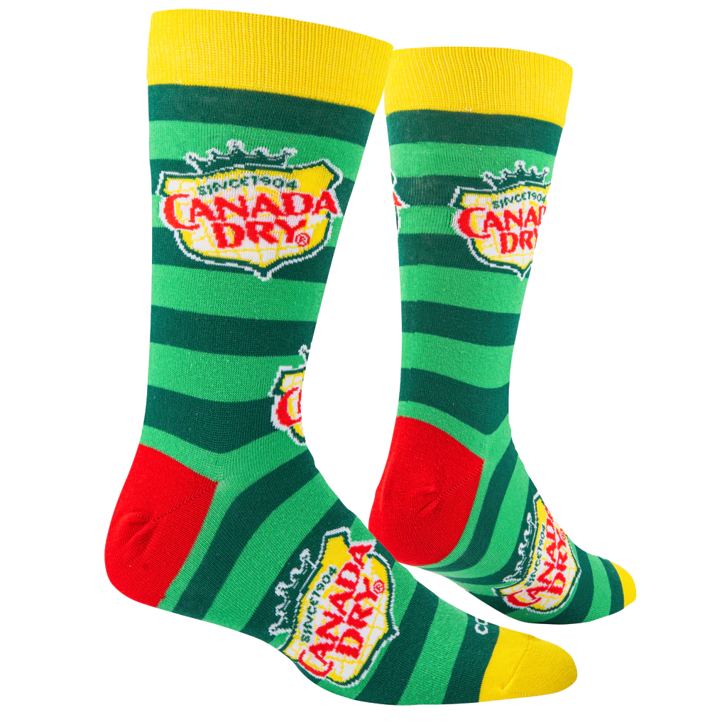 Canada Dry Stripes Socks