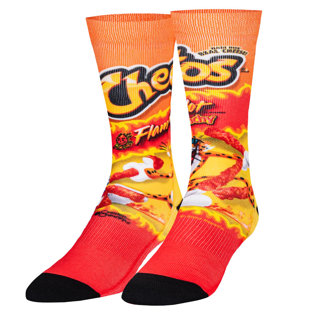 Cheetos Flamin Hot Socks