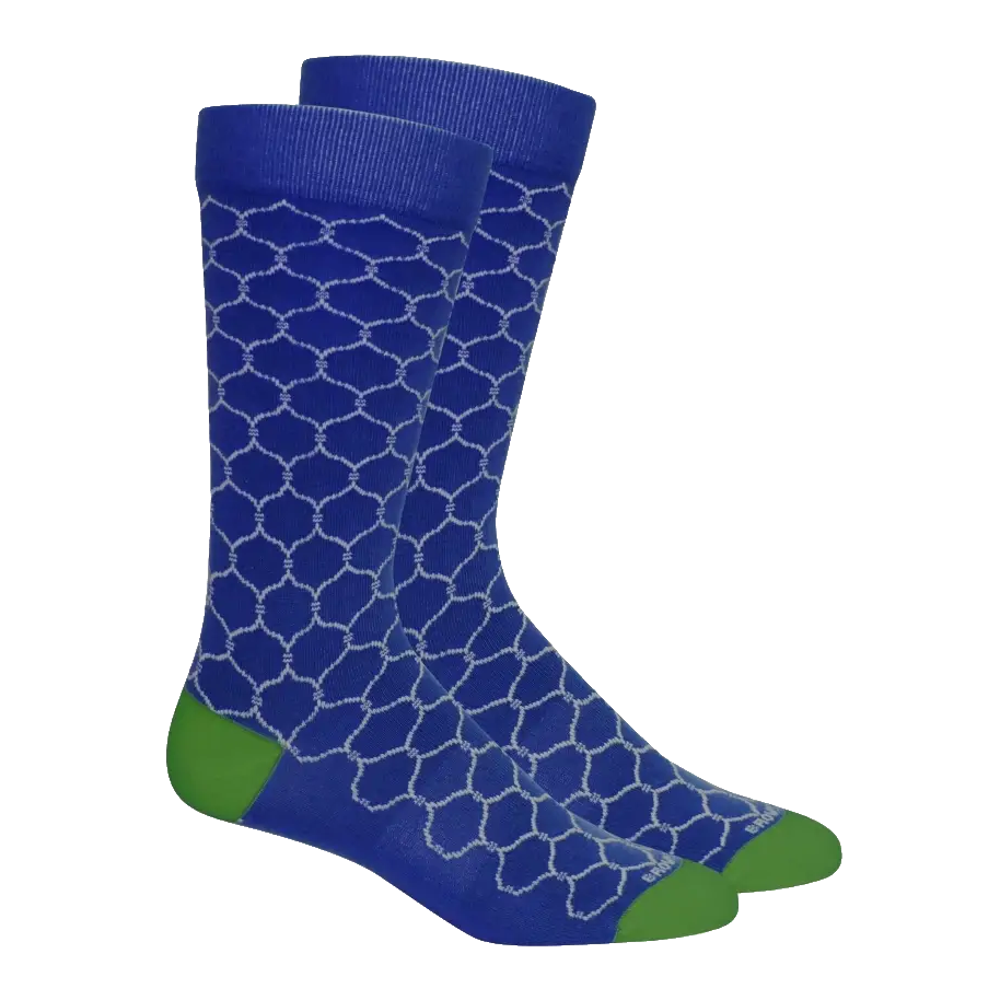 Castaway Socks - Sodalite Blue