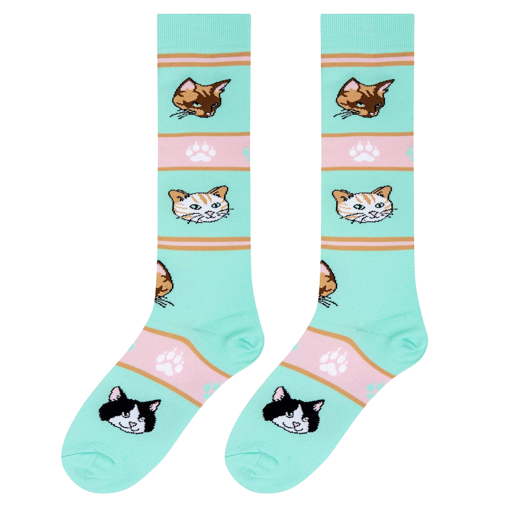 Cats Socks - Compression - Medium