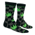 Dark Checker Leaves Socks