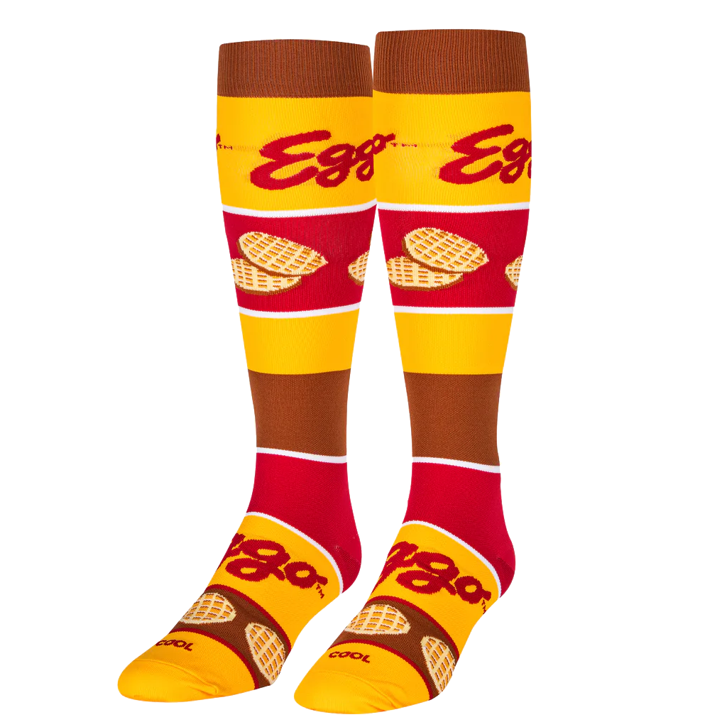 Eggo Waffles Socks - Compression - Large