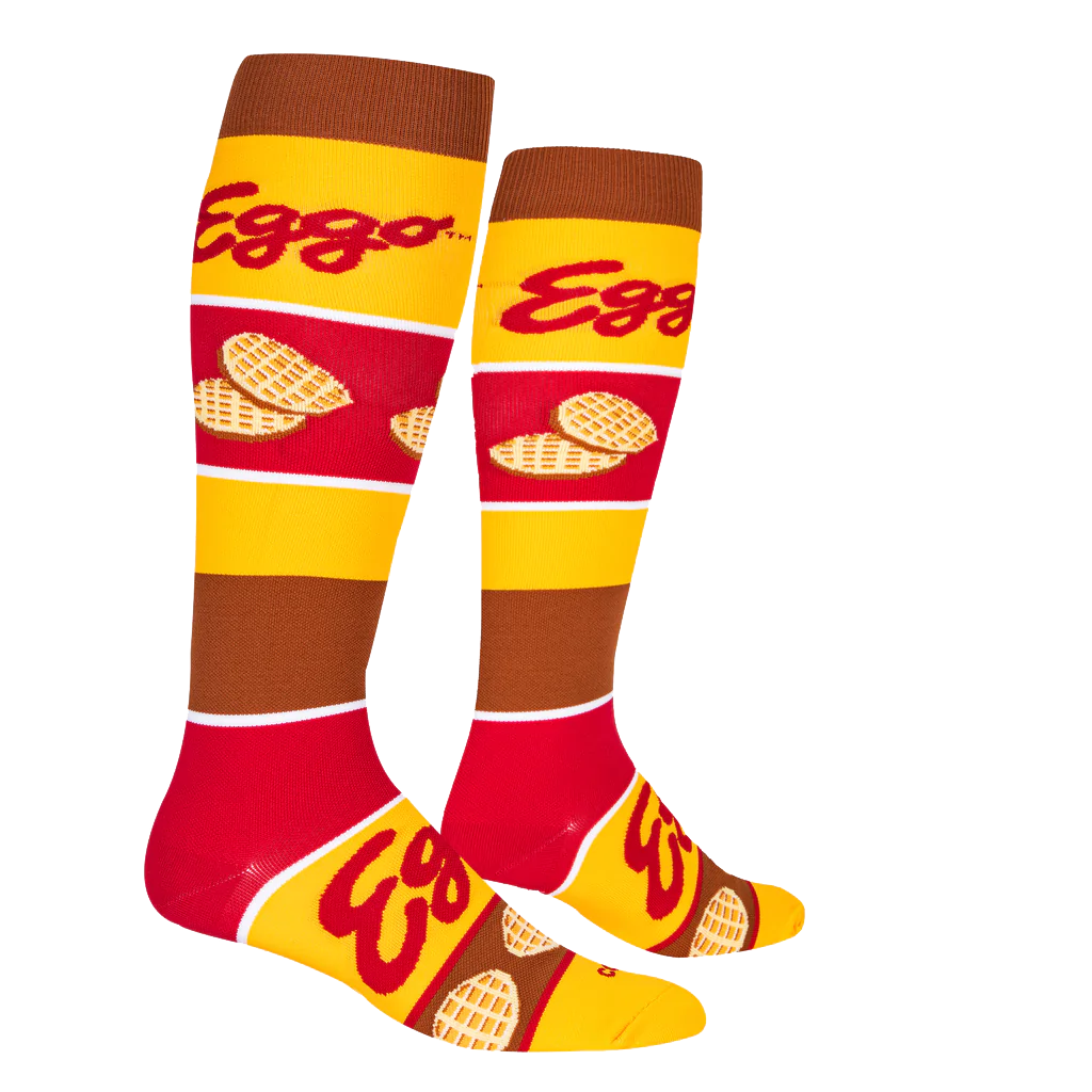 Eggo Waffles Socks - Compression - Large