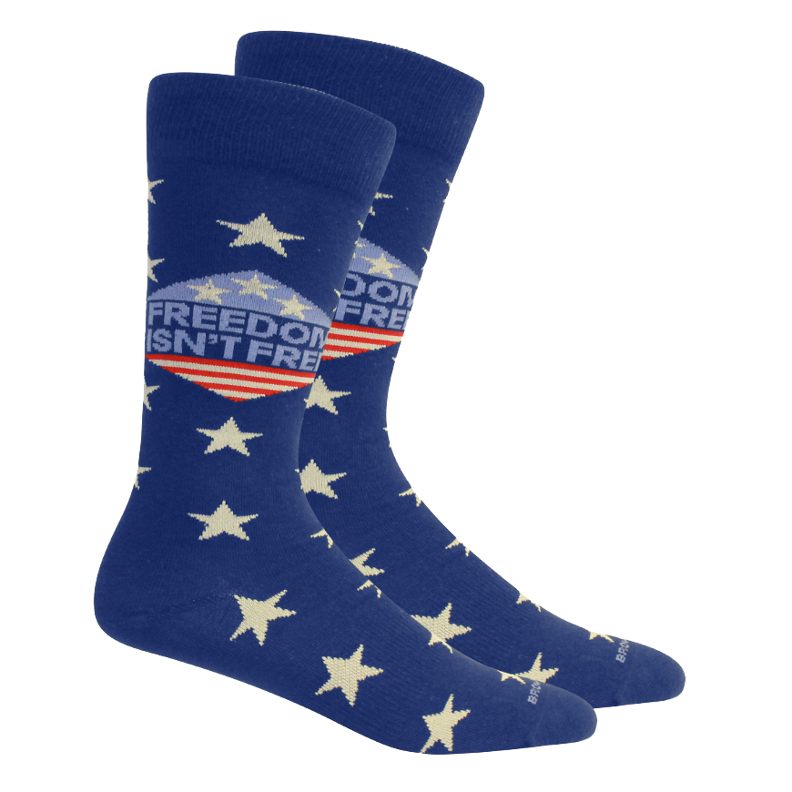 Freedom Isn&#39;t Free Socks - Insignia Blue