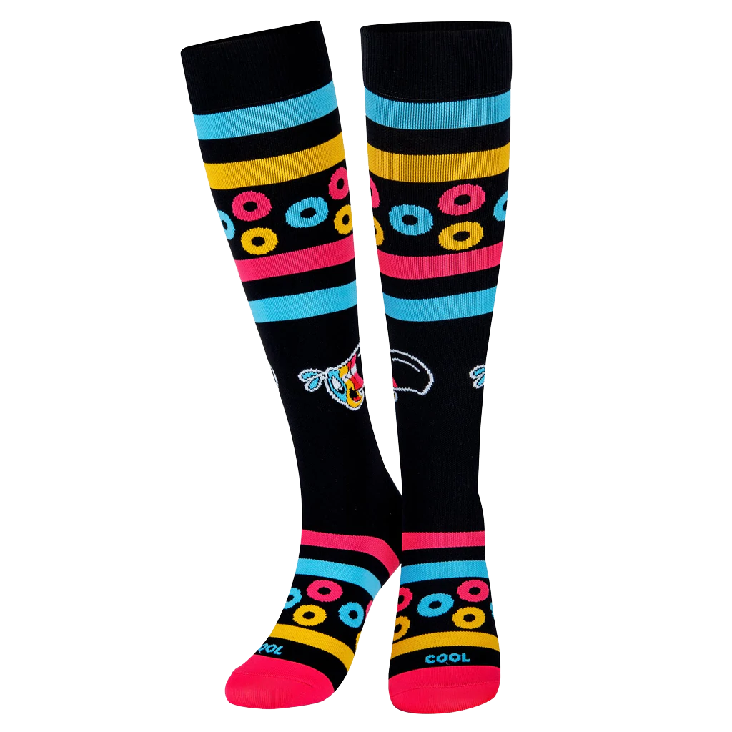 Froot Loops Socks - Compression - Large