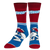 Hawaiian Punch Half Stripe Socks