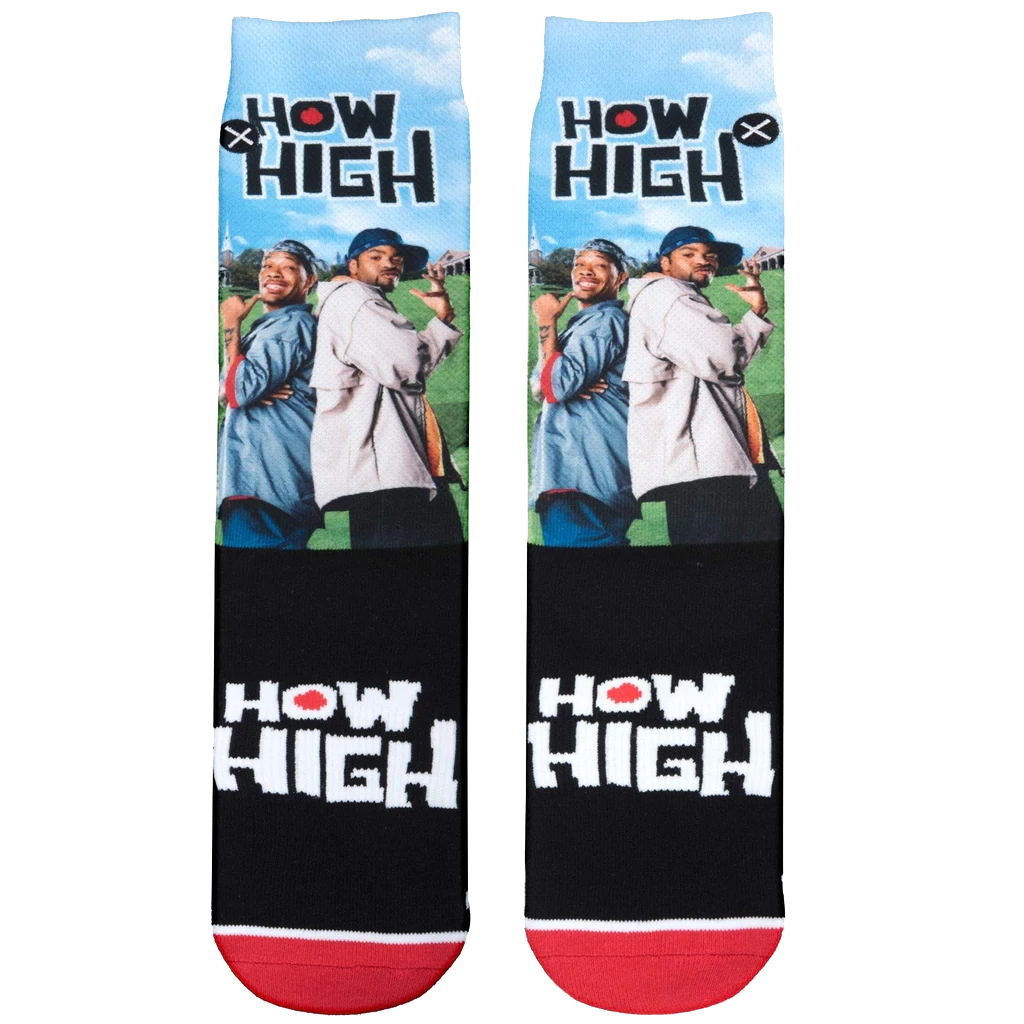 How High Sublimated Top Socks