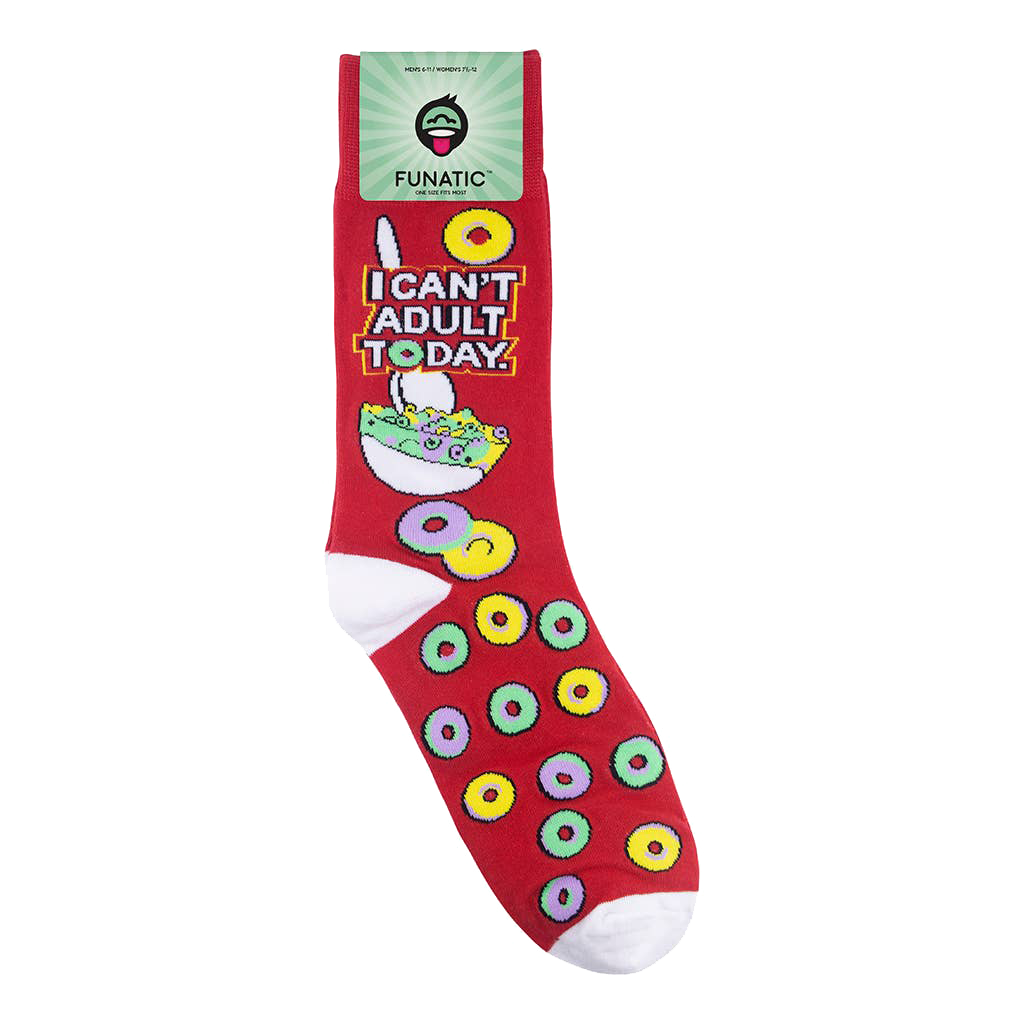 I Can’t Adult Today Socks