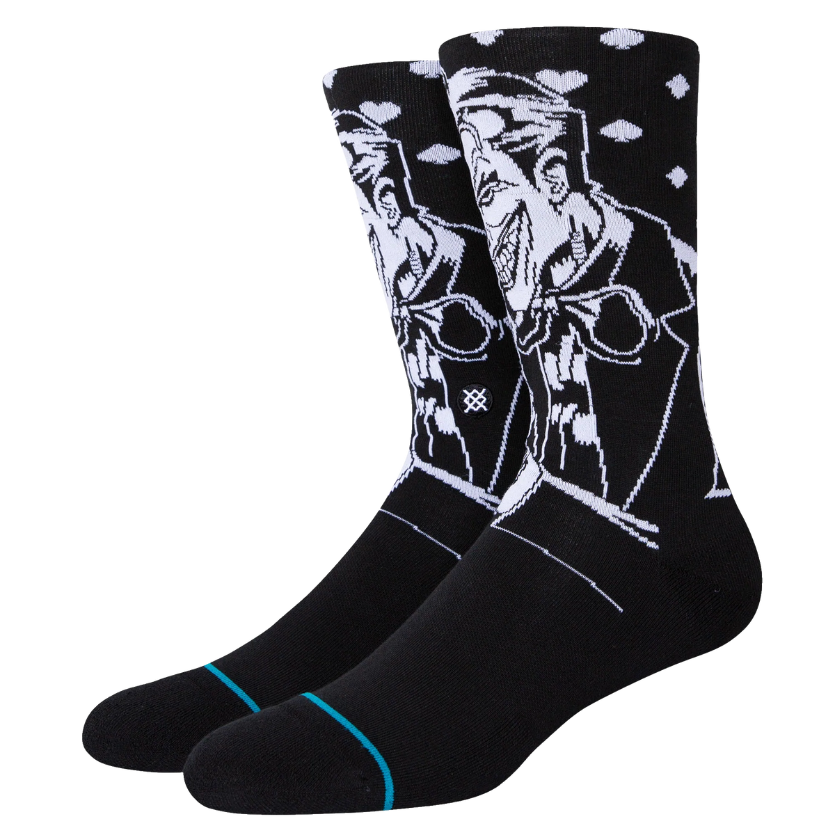 DC Comics The Joker Crew Socks - Large