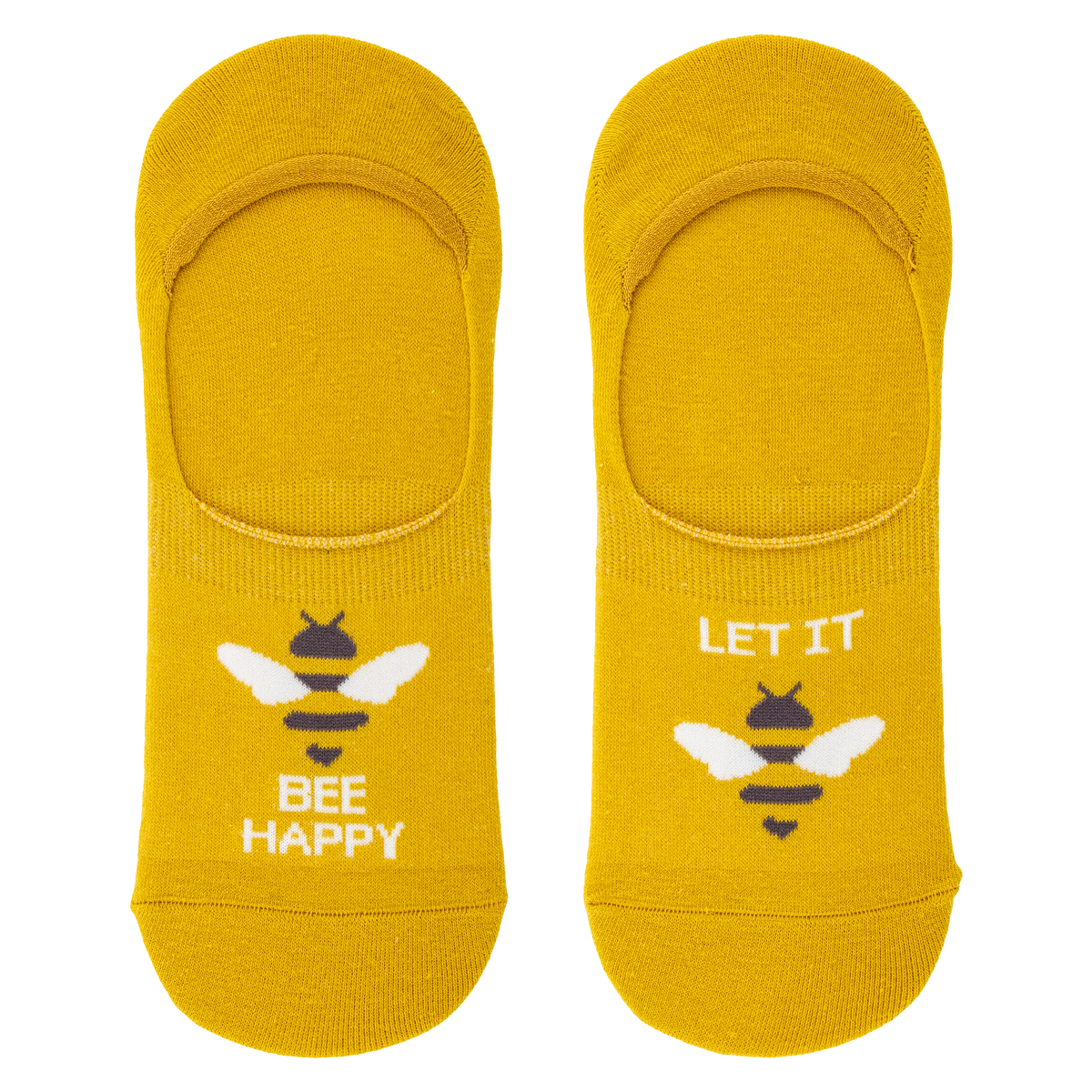 Bee - Be Happy Socks - No Show - Women - 3 pair