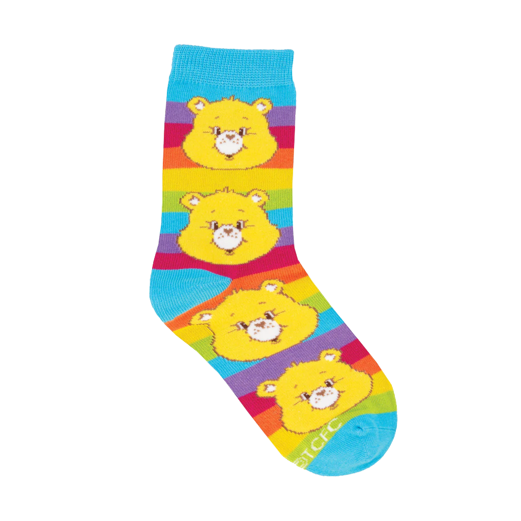Care Bears &quot;Funshine&quot; Socks - Yellow - Kids - 4-7 Years