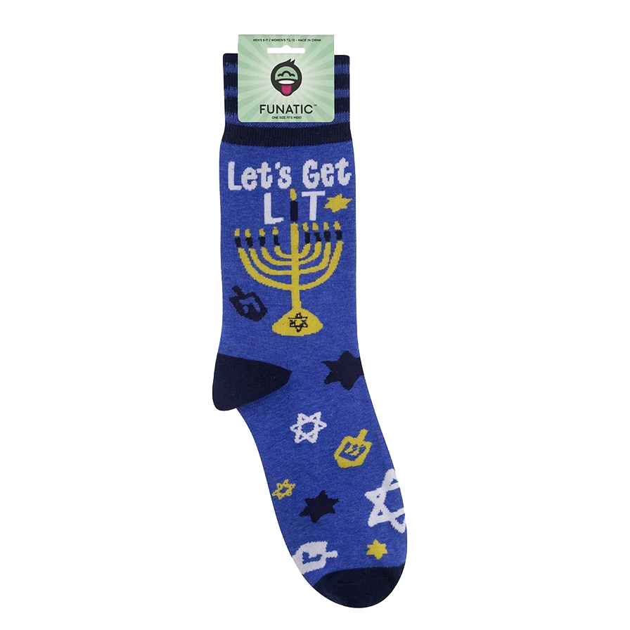 Let&#39;s Get Lit Socks