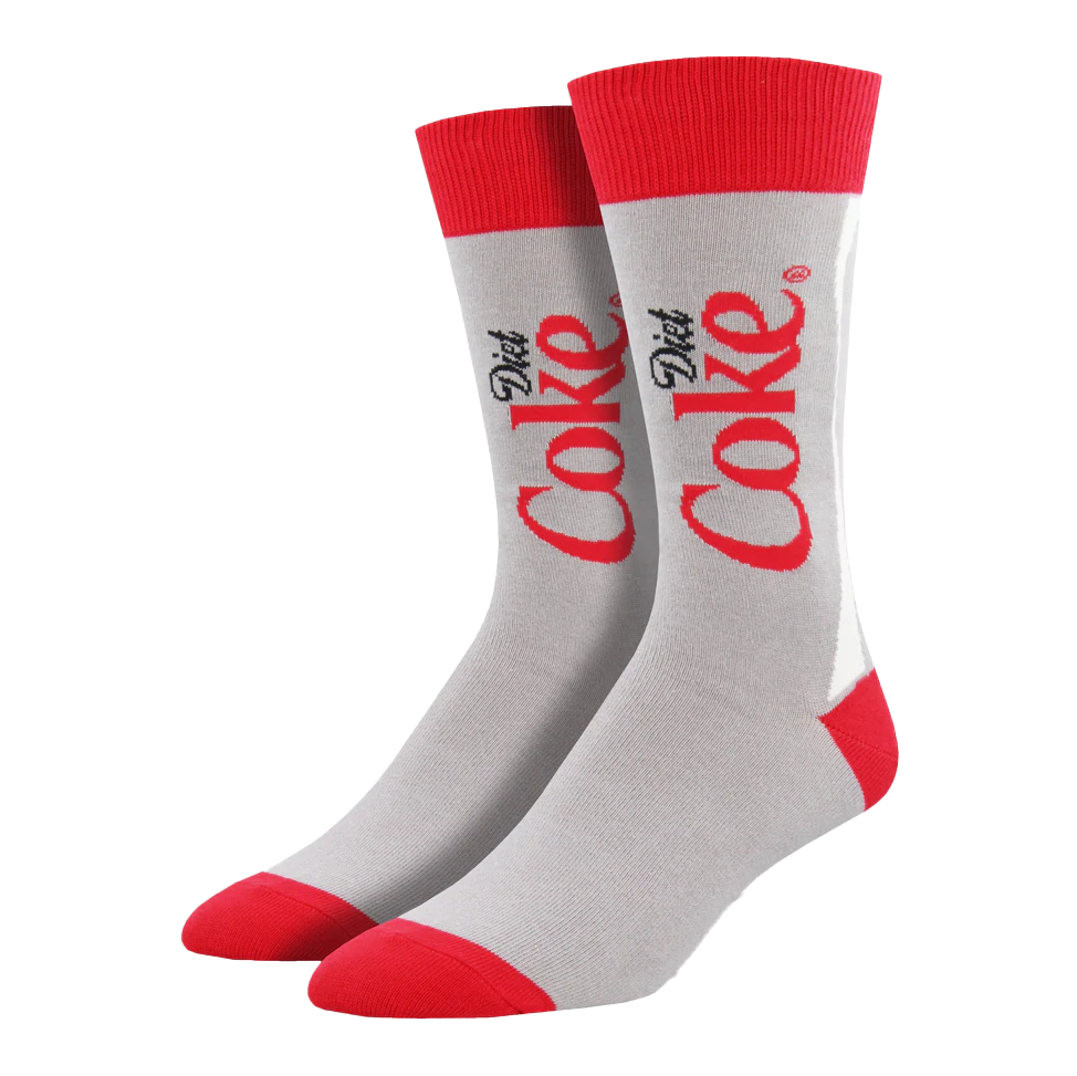 Diet Coke Socks - Gray