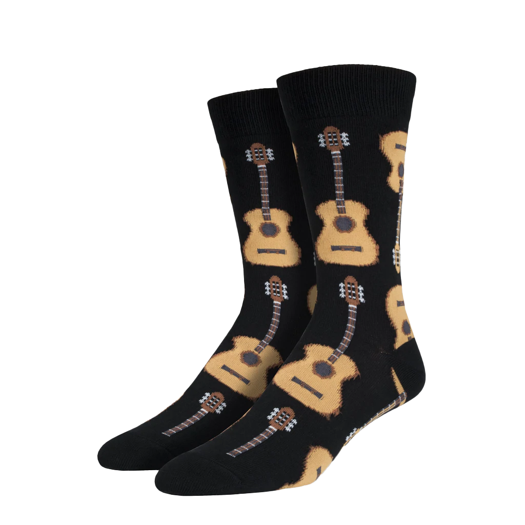 Acoustic Guitar Socks - Black