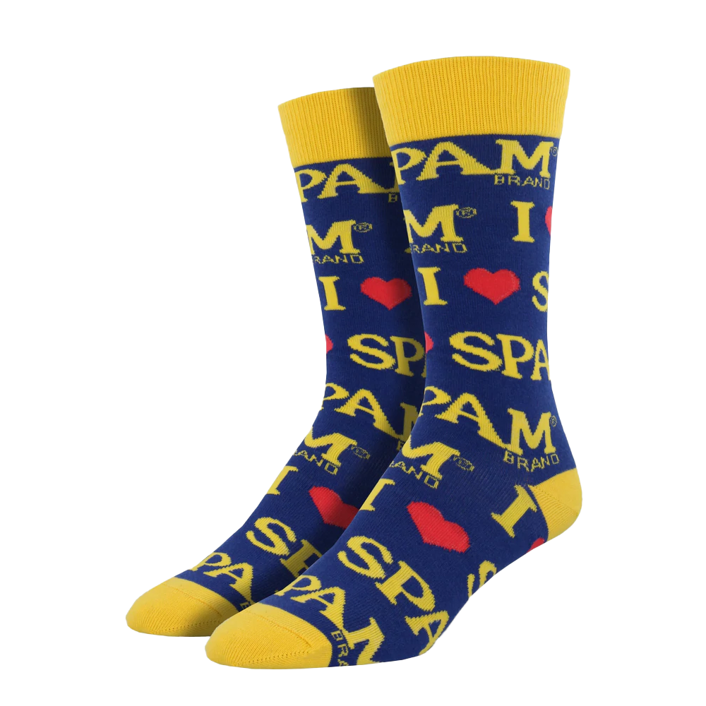 Spam Socks - Spam Blue