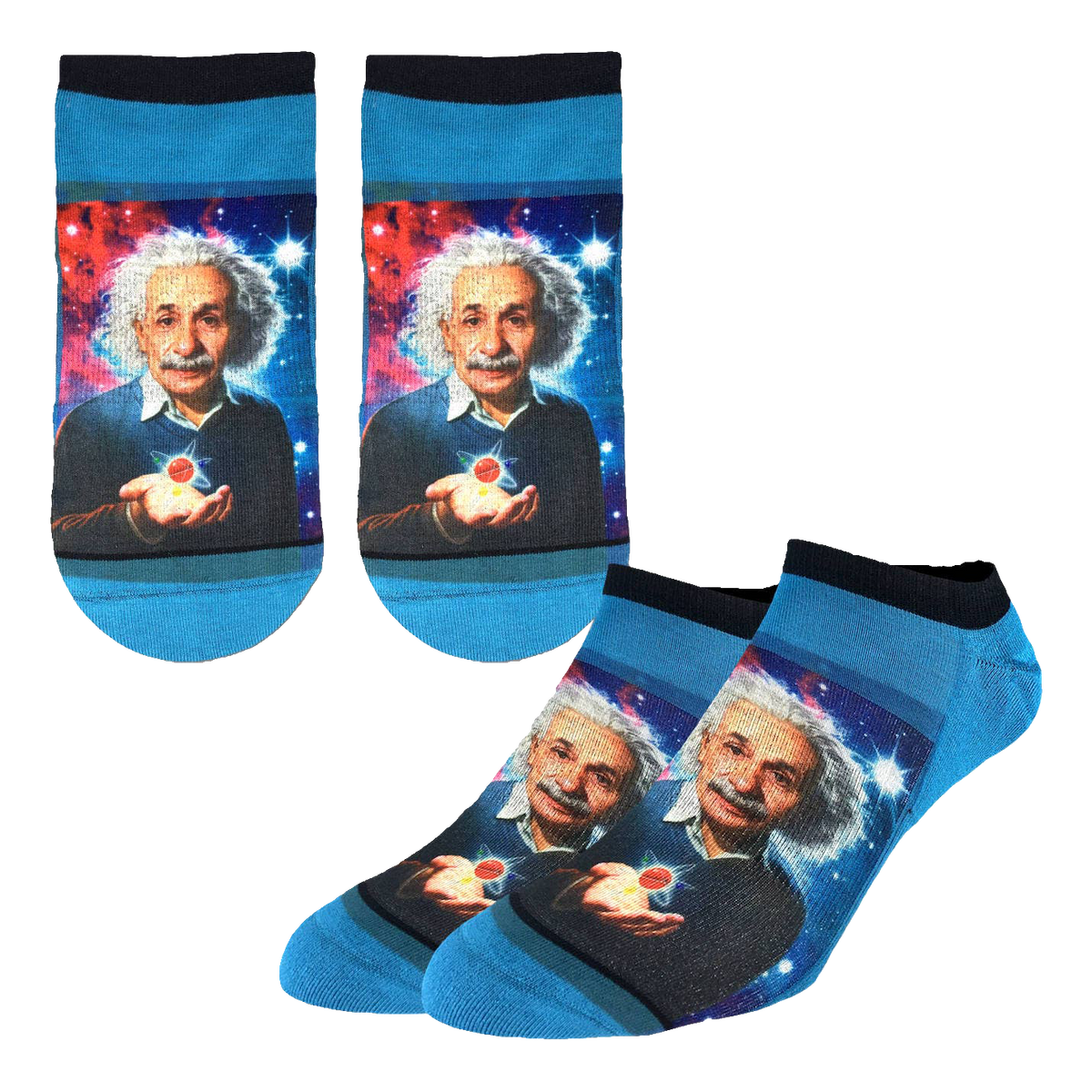 Albert Einstein Socks - Ankle