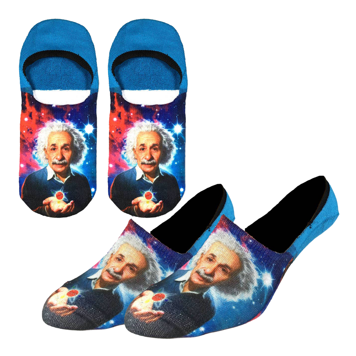 Albert Einstein Socks - No Show