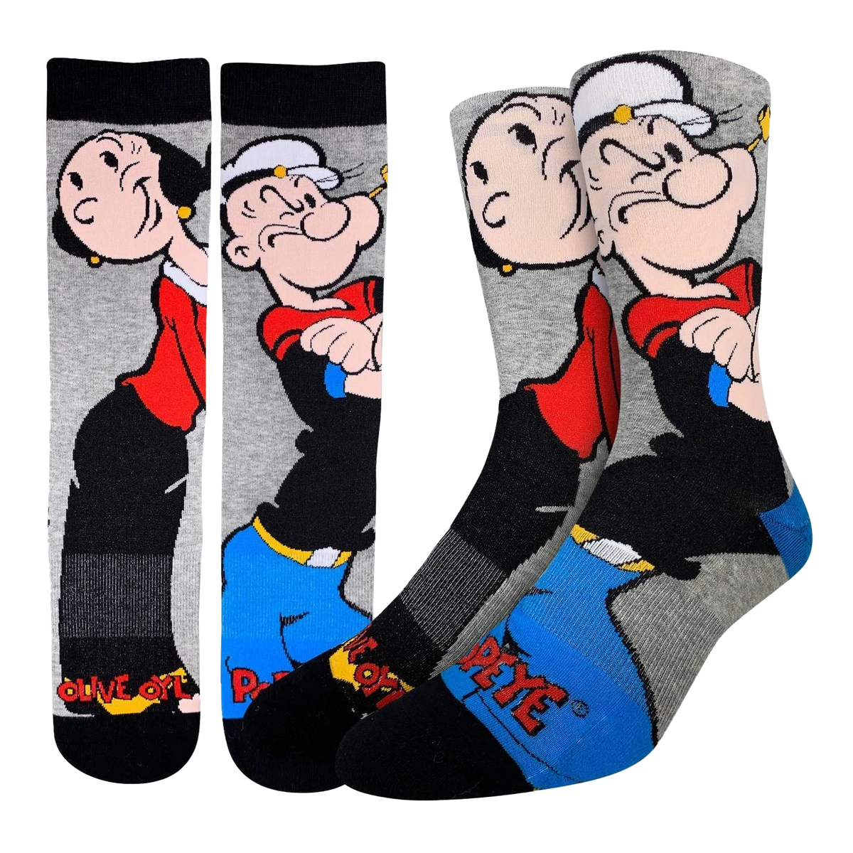 Popeye and Olive Socks