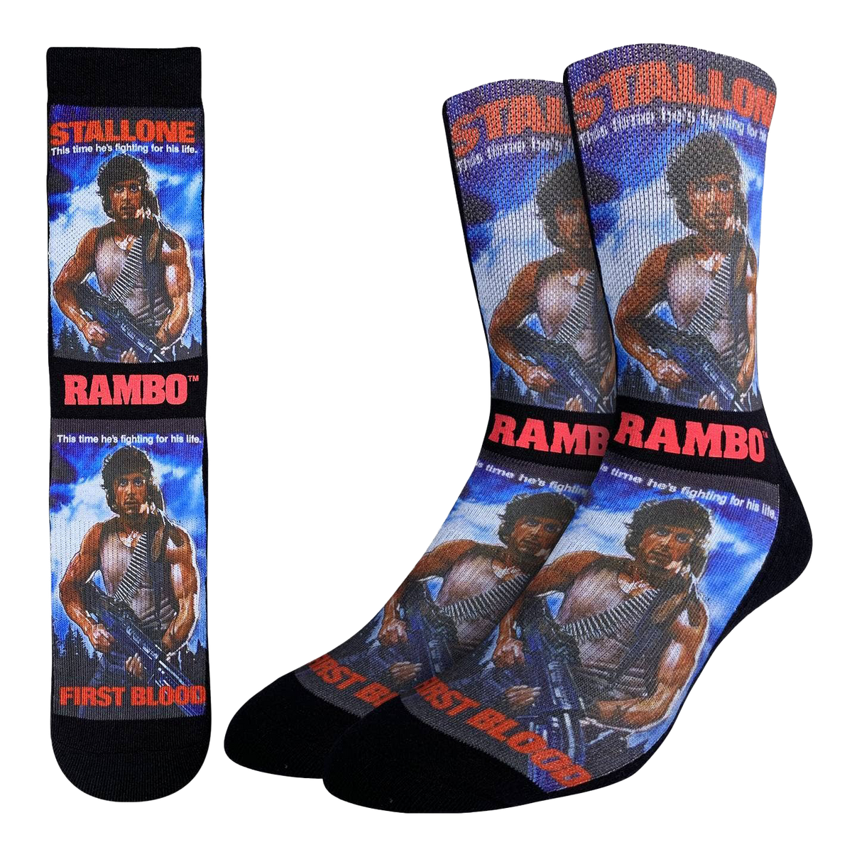 Rambo First Blood Socks