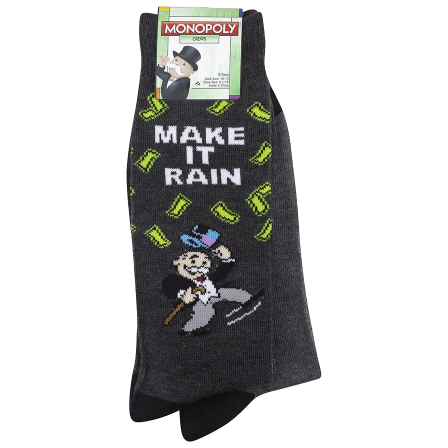 Monopoly Socks - 2 pair