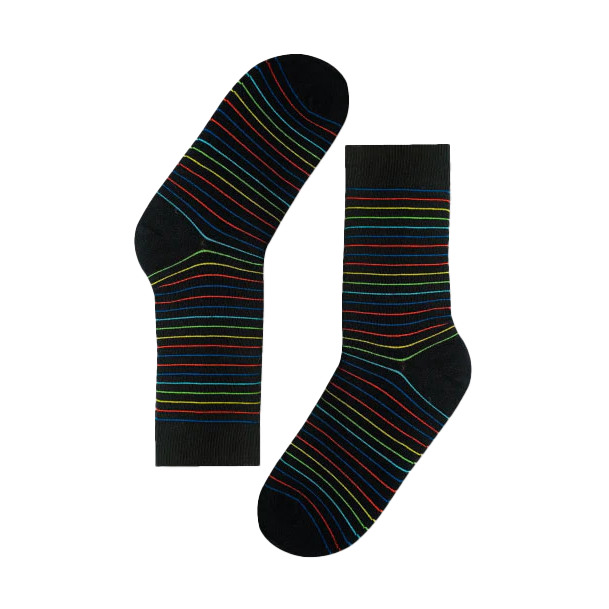 Dark / Neon Funky Socks Gift Set - 3 Pair