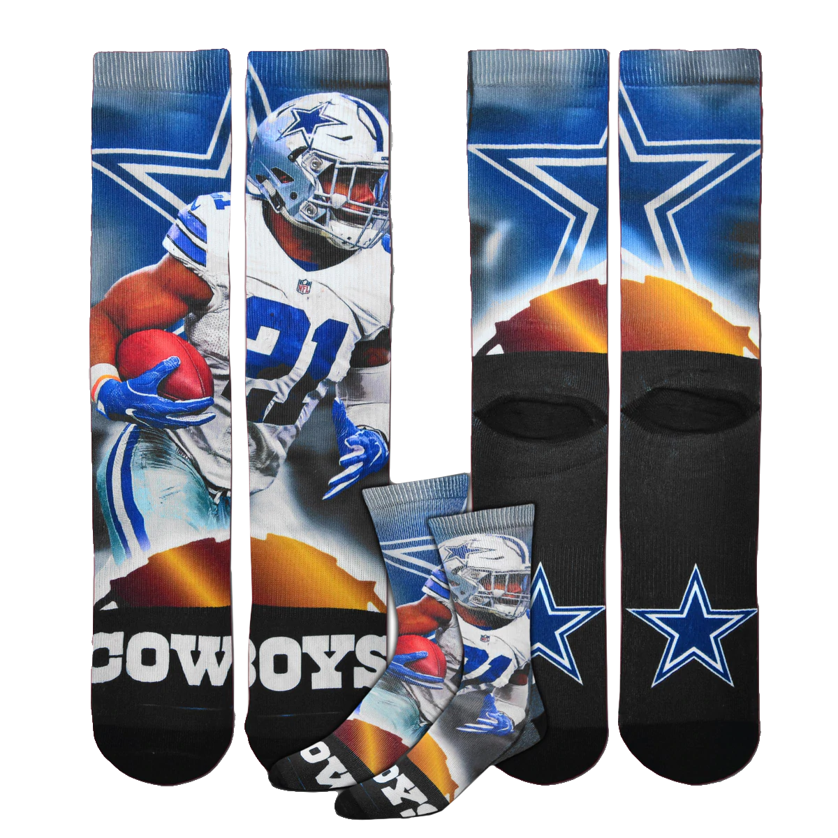 Dallas Cowboys - NFL Player - Ezekiel Elliott Socks