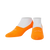 Basix Fashion Socks - Orange - No Show
