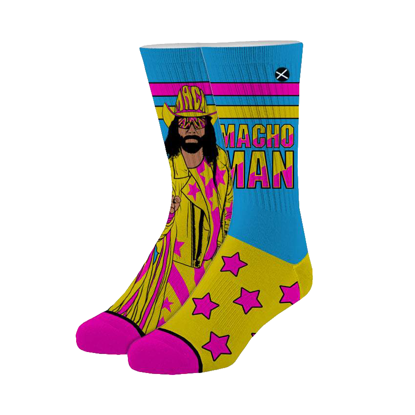 Macho Man Randy Savage Stars Socks