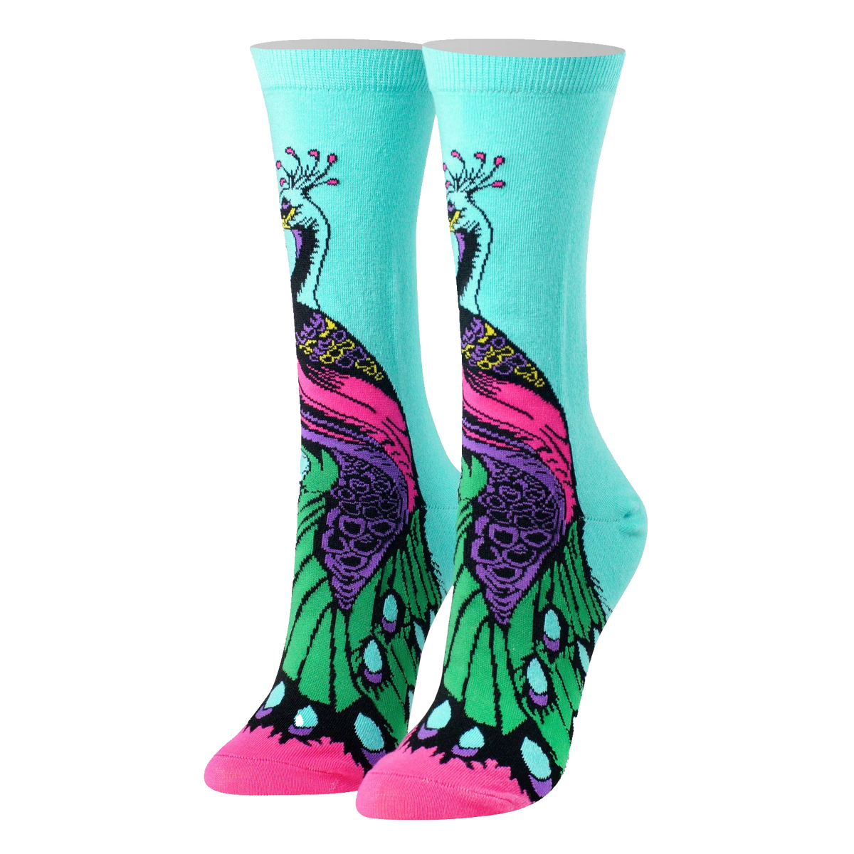 Peacock Socks - Womens