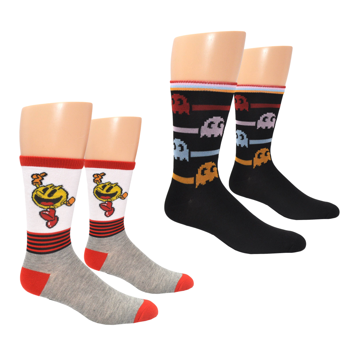 Pac-Man and Ghosts Socks - 2 Pair