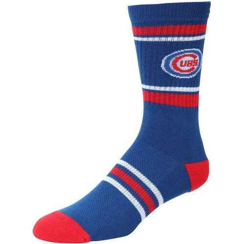 Chicago Cubs Stripe Crew Socks