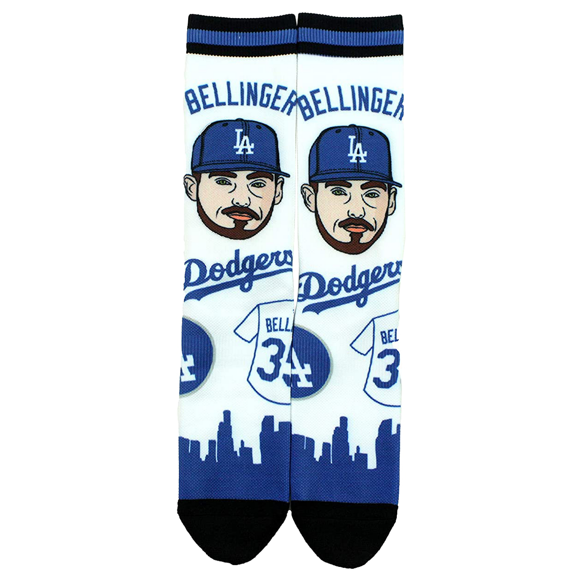 LA Dodgers - Bellinger Pins Crew Socks