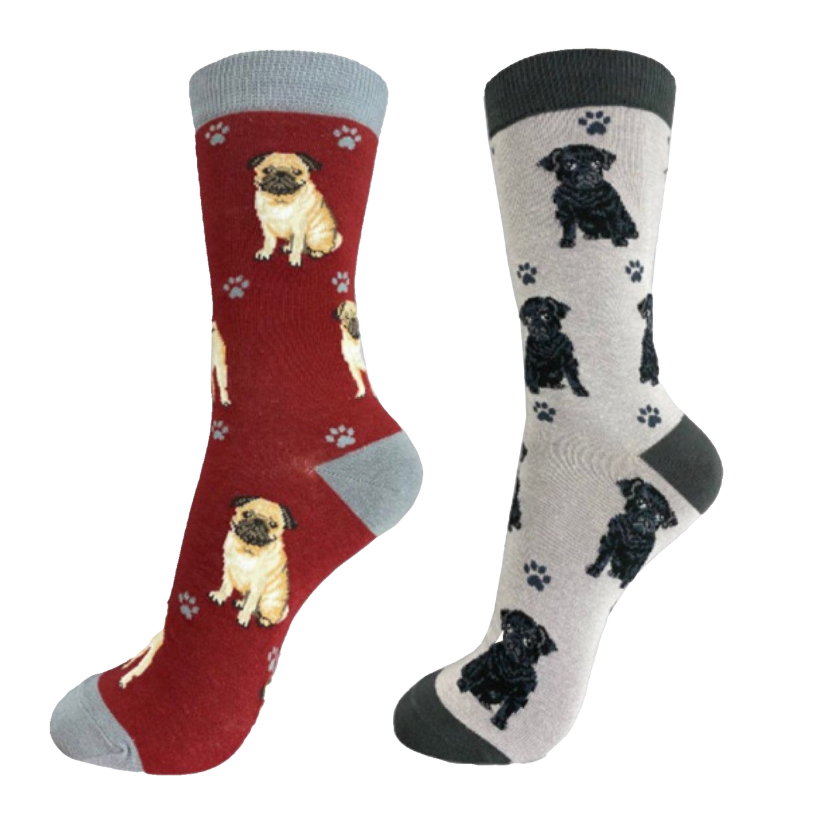 Pug Dog Socks