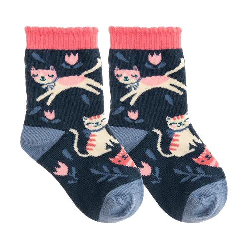 Toddler Socks - Cats Small