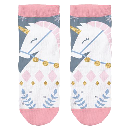 Holiday Socks - Unicorn - Kids Large