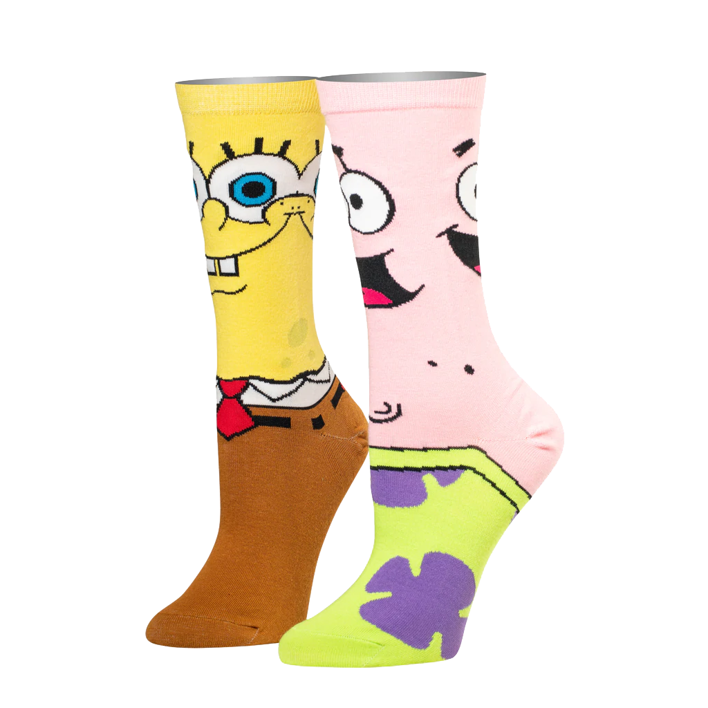 Spongebob &amp; Patrick Socks - Womens