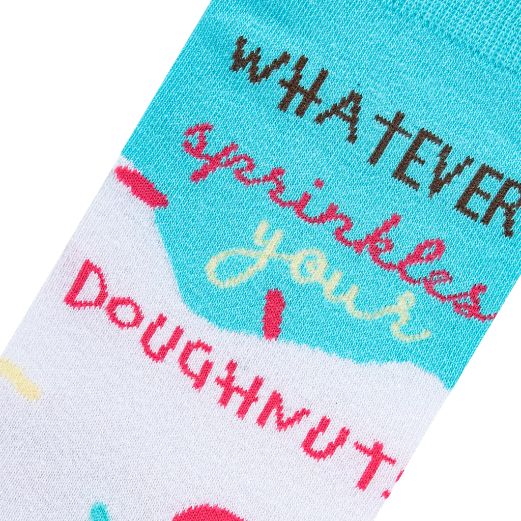 Sprinkles Your Doughnuts Socks - Womens