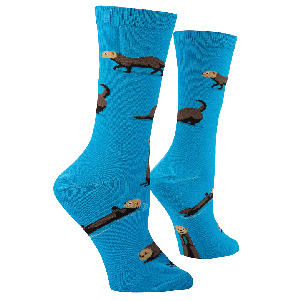 Sea Otters Socks - Womens