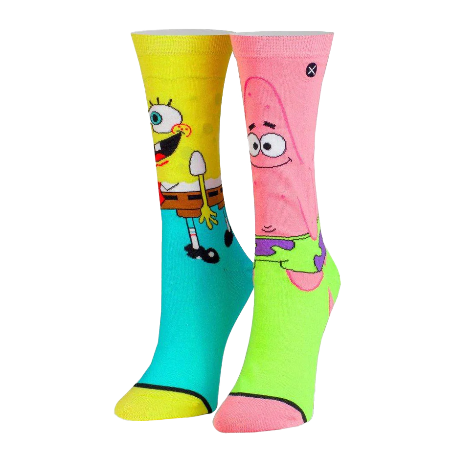 SpongeBob &amp; Patrick Mix Match 360 Knit Socks - Womens