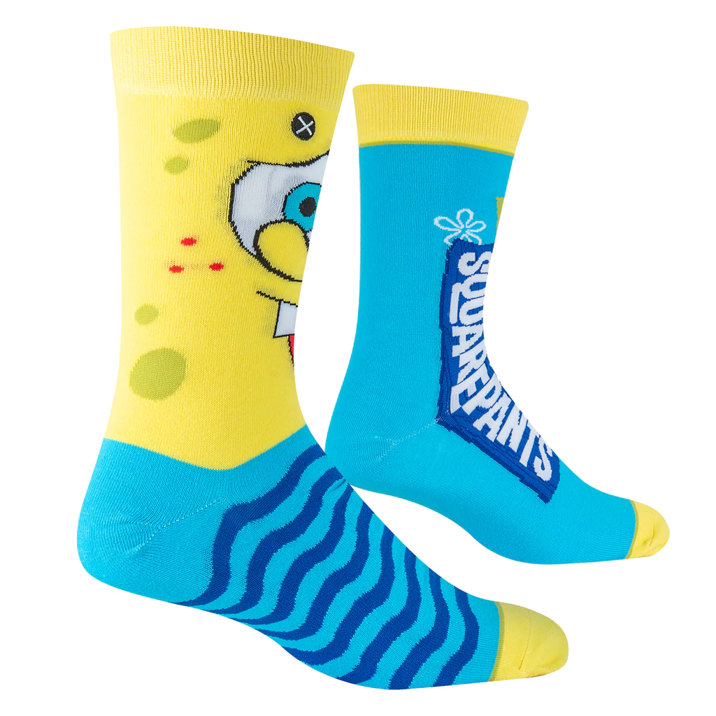 SpongeBob Big Face Knit Socks