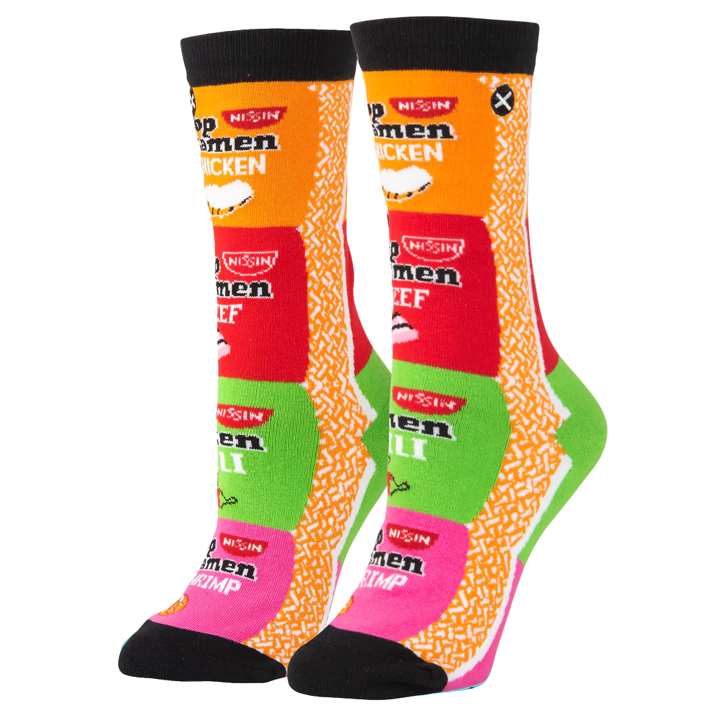 Top Ramen Stacks Socks - Womens