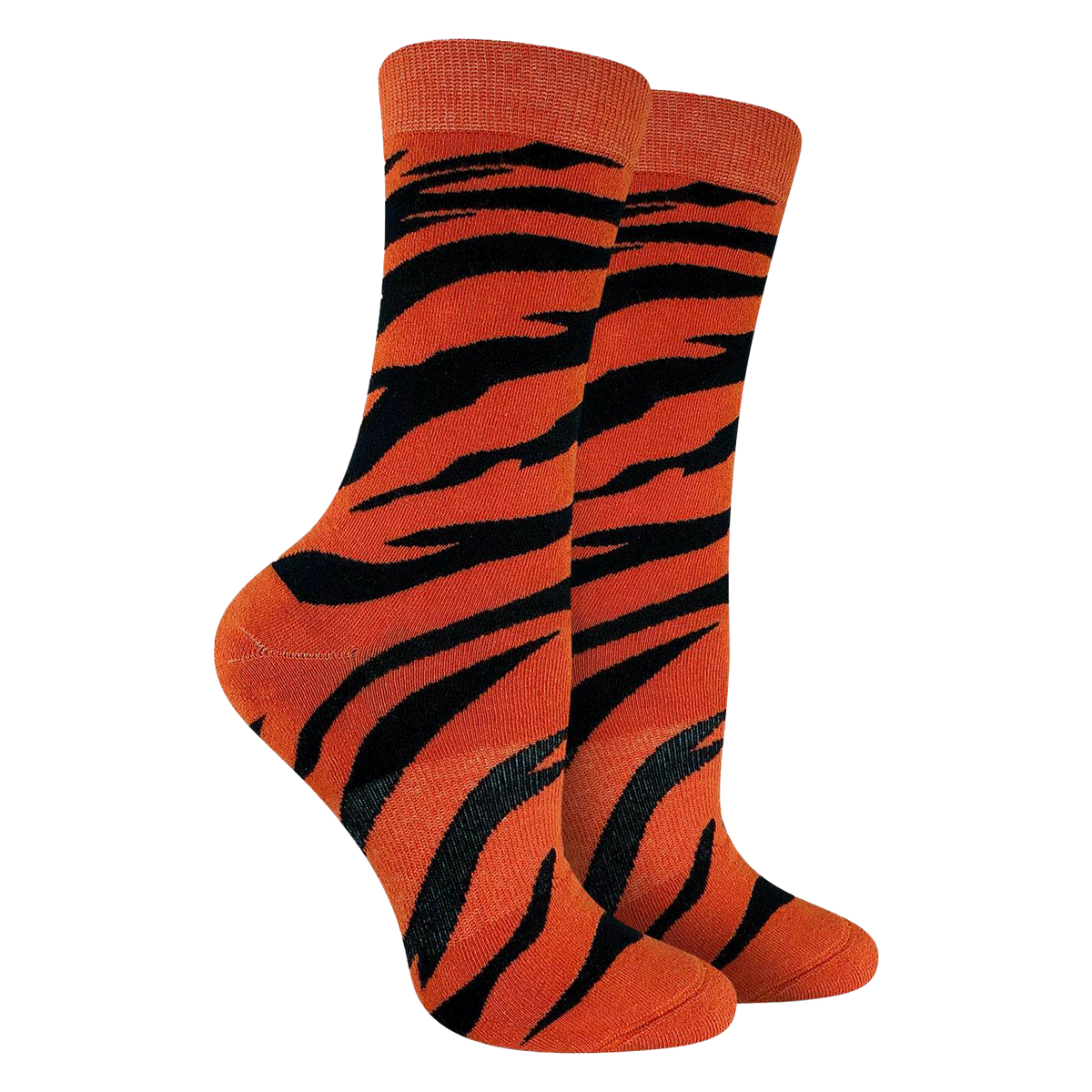 Tiger Print Socks - Womens
