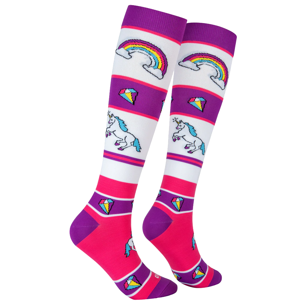 Unicorns Socks - Compression - Medium