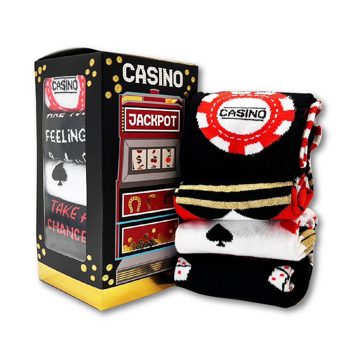 Unisex Casino Gift Set - 4 pair